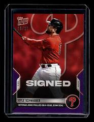 Kyle Schwarber [Purple] #ST-11 Baseball Cards 2022 Topps Now Spring Training Prices