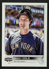 Gerrit Cole #ASG-46 Baseball Cards 2022 Topps Update All Star Game Prices