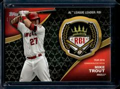 Mike Trout [Red] Baseball Cards 2023 Topps Crowning Achievements Commemorative Patch Prices