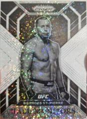Georges St Pierre [White Sparkle] Ufc Cards 2023 Panini Prizm UFC Hall Monitors Prices