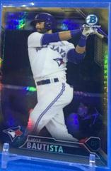 Jose Bautista [Gold] Baseball Cards 2016 Bowman Chrome National Refractors Prices
