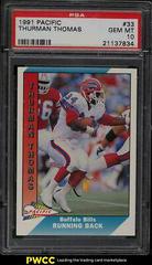 Thurman Thomas Football Cards 1991 Pacific Prices
