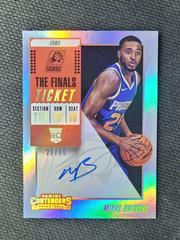 Mikal Bridges [Ball Low Autograph the Finals] #144 Basketball Cards 2018 Panini Contenders Prices