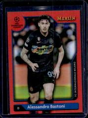 Alessandro Bastoni [Red] #64 Soccer Cards 2021 Topps Merlin Chrome UEFA Prices