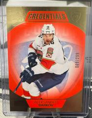 Aleksander Barkov [Red] Hockey Cards 2022 Upper Deck Credentials Prices