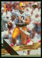 Alex Van Pelt [20 Stripe] #190 Football Cards 1993 Wild Card Prices