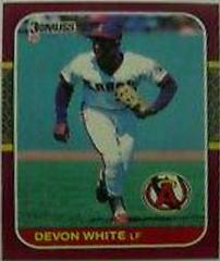 Devon White #5 Baseball Cards 1987 Donruss Opening Day Prices