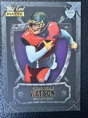 Christian Watson [Gold Purple Purple] #WW-9 Football Cards 2022 Wild Card Matte Weekend Warrior Prices