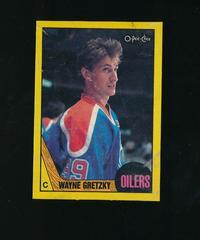 Wayne Gretzky #A Hockey Cards 1987 O-Pee-Chee Box Bottoms Hand Cut Prices