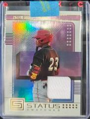Noelvi Marte [Gold] #SS-NM Baseball Cards 2023 Panini Chronicles Status Swatches Prices
