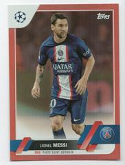 Lionel Messi [Red] #1 Soccer Cards 2022 Topps UEFA Club Competitions Prices