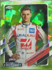 Mick Schumacher [Sapphire Chartreuse] #174 Racing Cards 2021 Topps Chrome Formula 1 Prices