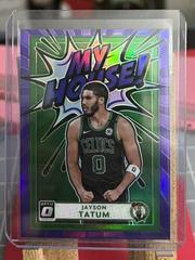 Jayson Tatum [Purple] Basketball Cards 2020 Panini Donruss Optic My House Prices