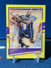LeBron James [Yellow Flood] Basketball Cards 2020 Donruss Prices