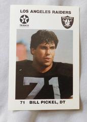 Bill Pickel Football Cards 1988 Raiders Police Prices