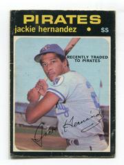 Jackie Hernandez [Pirates Yellow Letters] #144 Baseball Cards 1971 O Pee Chee Prices