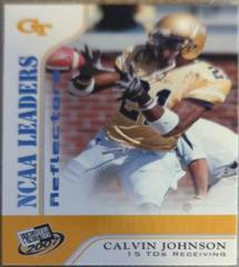 Calvin Johnson [Reflector Blue] #63 Football Cards 2007 Press Pass Prices
