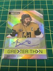 Mark Stone Hockey Cards 2022 Upper Deck Synergy Greater Than Signatures Prices