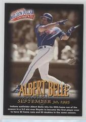 Albert Belle Baseball Cards 1997 Fleer Million Dollar Moments Prices