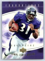 Jamal Lewis [Exclusive Gold] #9 Football Cards 2004 Upper Deck Foundations Prices