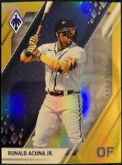 Ronald Acuna Jr. [Gold] #22 Baseball Cards 2022 Panini Chronicles Phoenix Prices