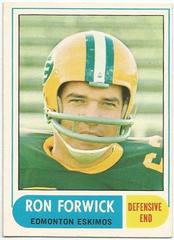 Ron Forwick Football Cards 1968 O Pee Chee CFL Prices
