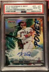 Mike Trout [Autograph] Baseball Cards 2019 Bowman's Best Power Producers Prices