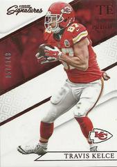 Travis Kelce [Red] Football Cards 2016 Panini Prime Signatures Prices