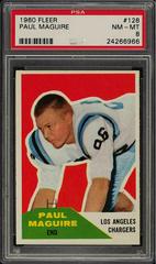 Paul Maguire #128 Football Cards 1960 Fleer Prices