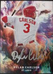 Dylan Carlson [Silver Ink] Baseball Cards 2021 Panini Chronicles Origins Signatures Prices