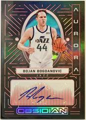 Bojan Bogdanovic [Red] Basketball Cards 2021 Panini Obsidian Aurora Autographs Prices