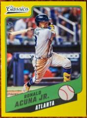 Ronald Acuna Jr. [Gold] #20 Baseball Cards 2022 Panini Chronicles Classics Prices