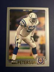 Mike Peterson Football Cards 2001 Topps Prices