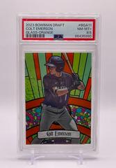 Colt Emerson [Orange] #BG-11 Baseball Cards 2023 Bowman Draft Glass Prices
