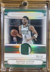 Jayson Tatum [Gold] #12 Basketball Cards 2020 Panini National Treasures Prices