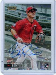 Brent Rooker [Gold Refractor] #SCCAV-BR Baseball Cards 2021 Stadium Club Chrome Autographs Prices