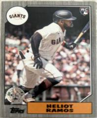 Heliot Ramos [Black] #87TBU-41 Baseball Cards 2022 Topps Update 1987 Prices