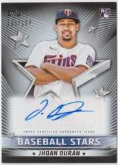 Jhoan Duran Baseball Cards 2022 Topps Update Stars Autographs Prices
