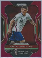 Christian Pulisic [Maroon] #201 Soccer Cards 2022 Panini Prizm World Cup Prices