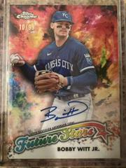 Bobby Witt Jr. [Orange] #FSA-BW Baseball Cards 2023 Topps Chrome Future Stars Autographs Prices