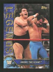 Andre the Giant [Blue] Wrestling Cards 2017 Topps Legends of WWE Prices