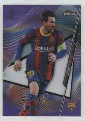 Lionel Messi [Purple Refractor] Soccer Cards 2020 Topps Finest UEFA Champions League Prices