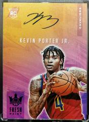 Kevin Porter Jr. [Sapphire] #FP-KPJ Basketball Cards 2019 Panini Court Kings Fresh Paint Autographs Prices