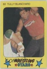 Tully Blanchard #80 Wrestling Cards 1986 Monty Gum Wrestling Stars Prices