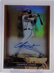 Chipper Jones [Orange] Baseball Cards 2024 Topps Tribute Pillars of the Game Autograph Prices