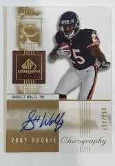 Garrett Wolfe [Autograph] Football Cards 2007 SP Chirography Prices