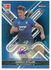 Angelo Stiller [Blue] Soccer Cards 2021 Topps Finest Bundesliga Autographs Prices