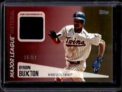 Byron Buxton [Gold] #BB Baseball Cards 2019 Topps Major League Material Prices