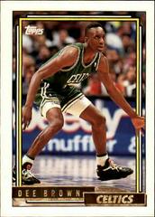 Dee Brown #17 Basketball Cards 1992 Topps Gold Prices