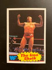 The Iron Sheik #2 Wrestling Cards 1986 Scanlens WWF Prices